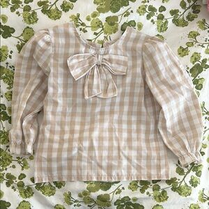 Beaufort Bonnet Tan Gingham Shirt